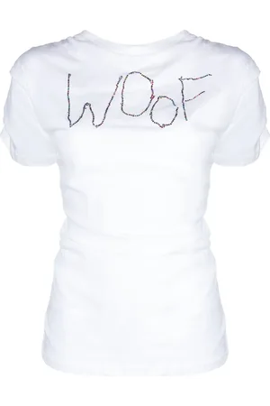 Collina Strada Playera Woof con detalles de strass