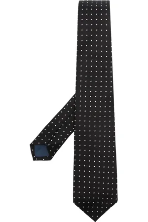Ralph Lauren Corbata de seda con estampado de lunares