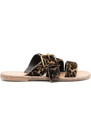 Golden Goose Sandalias con estampado de leopardo