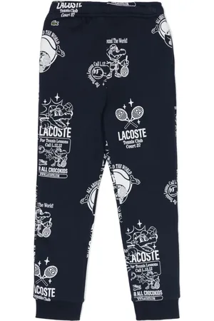 Lacoste Pants con estampado gráfico
