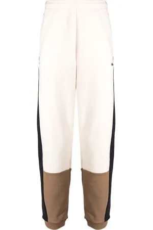 Lacoste Pants con logo bordado y diseño color block