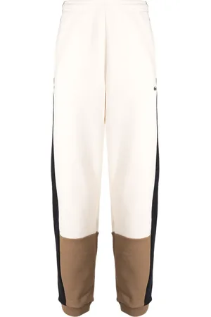 Lacoste Pants con logo bordado y diseño color block