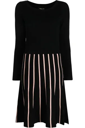 Paule Ka Vestido manga larga con pliegues