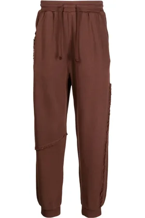 FIVE CM Pants con cordones en la pretina y detalles deshilachados