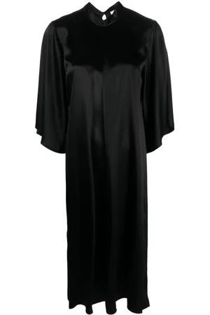 FORTE FORTE Vestido midi con efecto satinado