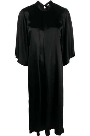 FORTE FORTE Vestido midi con efecto satinado