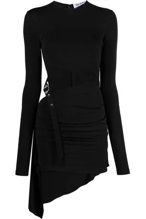 The Attico Vestido con detalle de hebilla