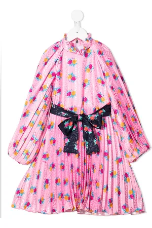 Msgm Vestido midi con estampado floral