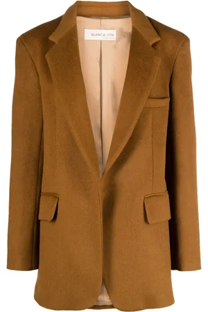 BLANCA Blazer con solapas de muesca
