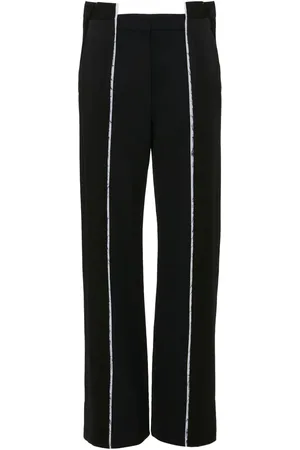 Victoria Beckham Pantalones rectos con diseño deconstruido