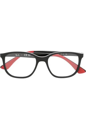 Ray-Ban Lentes con armazón cuadrada y diseño de dos tonos