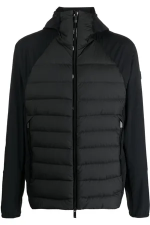 Moncler Chamarra capitonada con parche del logo
