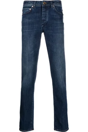 BARBA Jeans slim con parche del logo