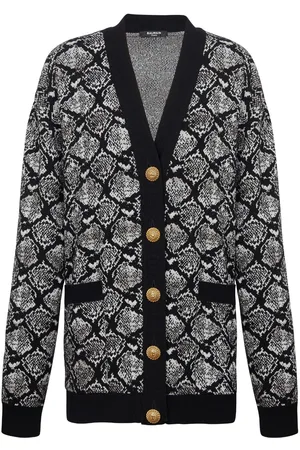 Balmain Cárdigan tejido en jacquard