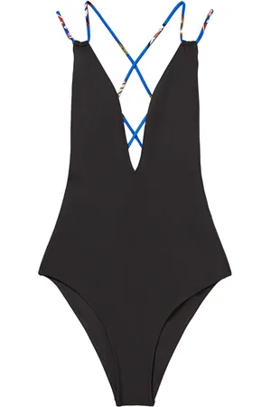 Puccini Traje de baño con tiras estampadas