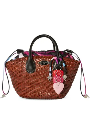 Puccini Bolsa estilo cesta entretejida