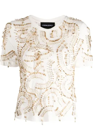 Cynthia Rowley Playera con imperdible