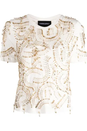 Cynthia Rowley Playera con imperdible