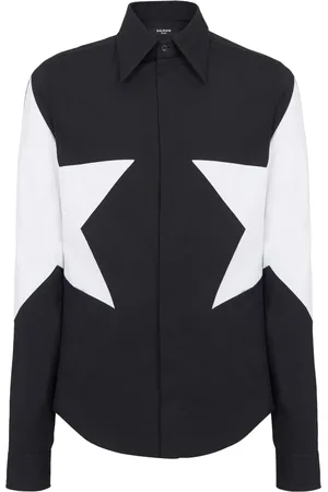 Balmain Camisa con estrellas estampadas