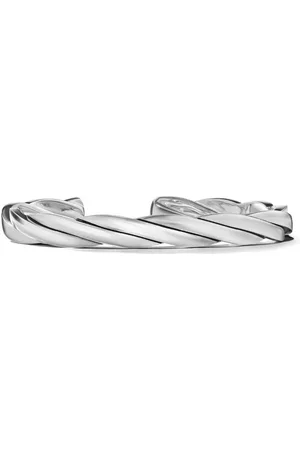 David Yurman Brazalete DY Helios en plata de ley de 9mm