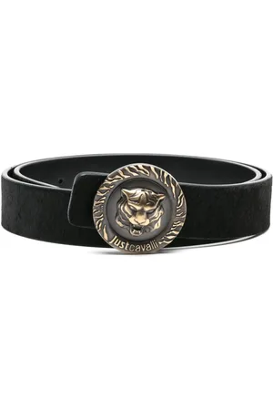 Roberto Cavalli Cinturón con hebilla Tiger Head
