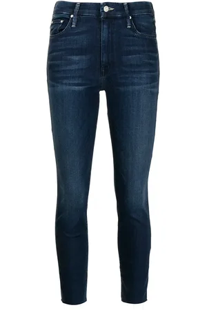 Mother Skinny jeans con tiro medio