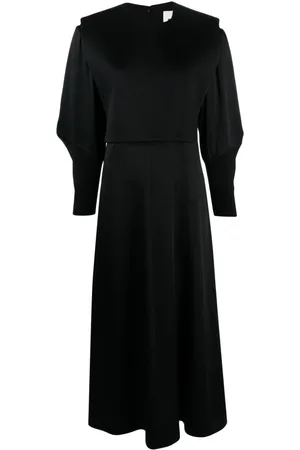 Jil Sander Vestido manga larga con cinturón