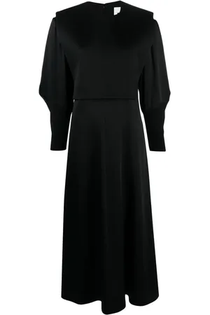 Jil Sander Vestido manga larga con cinturón