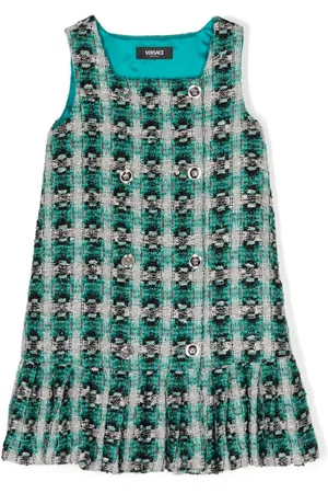 VERSACE Vestido de tweed Medusa