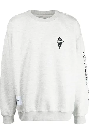 Izzue Suéter con cuello redondo y logo estampado