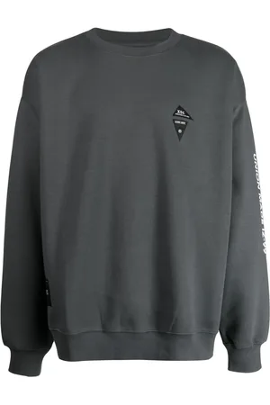 Izzue Suéter con cuello redondo y logo estampado