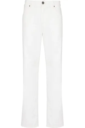 Balmain Jeans rectos con logo bordado