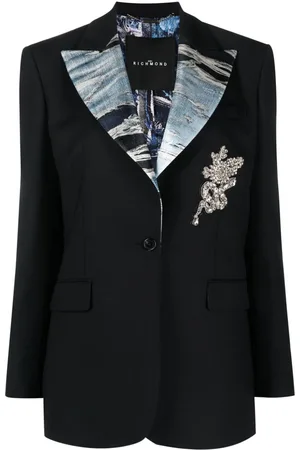 John Richmond Blazer con solapas en contraste