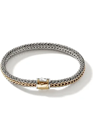John Hardy Pulsera Icon en oro amarillo de 18kt y plata de ley