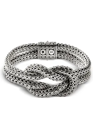 John Hardy Pulsera Love Knot en plata de ley