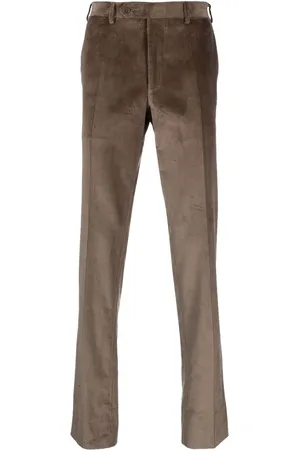 CANALI Pantalones de pana rectos