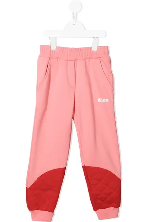 Msgm Pants con paneles capitonados