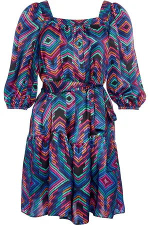 ERES Vestido corto Nightclub con estampado geométrico