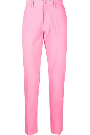 J Lindeberg Pantalones rectos con tiro medio