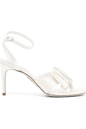 RENE CAOVILLA Sandalias con detalle de moño y tacón de 80mm