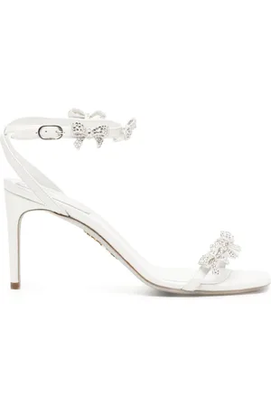RENE CAOVILLA Sandalias con detalle de moño y tacón de 80mm
