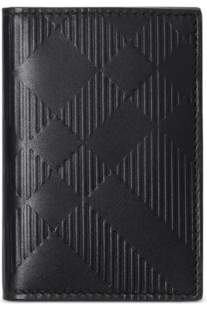 Burberry Tarjetero plegable con motivo de cuadros