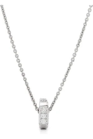 Eera Collar Dado en oro blanco de 18kt con diamantes