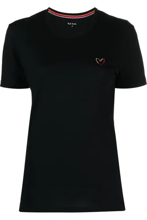 Paul Smith Playera Swirl con bordado de corazón