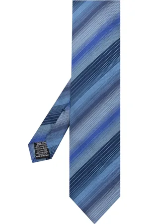 Paul Smith Corbata de seda con rayas estampadas