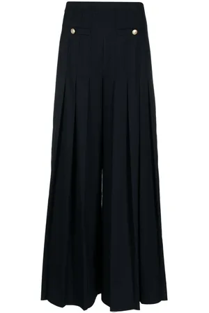 Claudie Pierlot Pantalones palazzo con pliegues