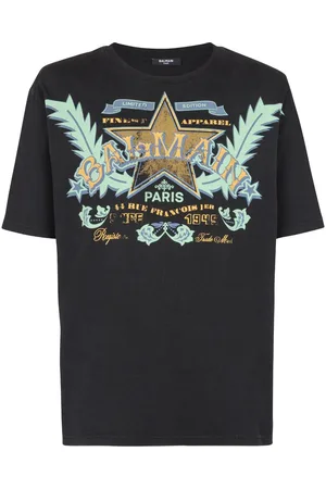 Balmain Playera con estampado western