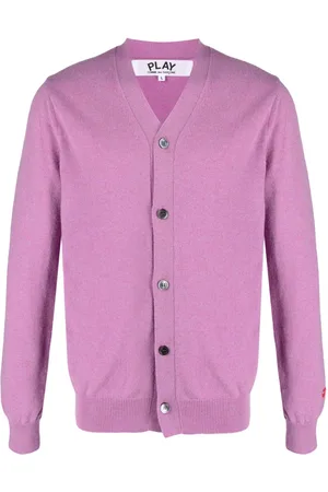 Comme des Garçons Cárdigan con parche de corazón