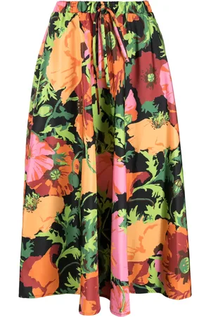 La DoubleJ Falda midi con estampado floral