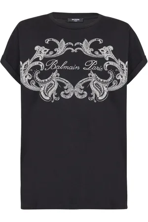 Balmain Playera con logo estampado